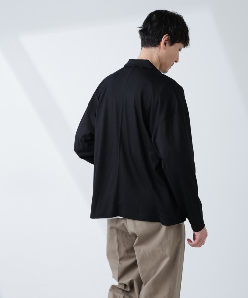 「ALL-DAYS COMFORT 100％ WOOL」 シャツカーディガン ALL-DAYS COMFORT 100% WOOL」 シャツ カーディガン
