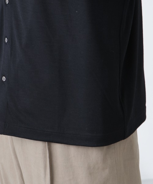 「ALL-DAYS COMFORT 100％ WOOL」 シャツカーディガン ALL-DAYS COMFORT 100% WOOL」 シャツ カーディガン