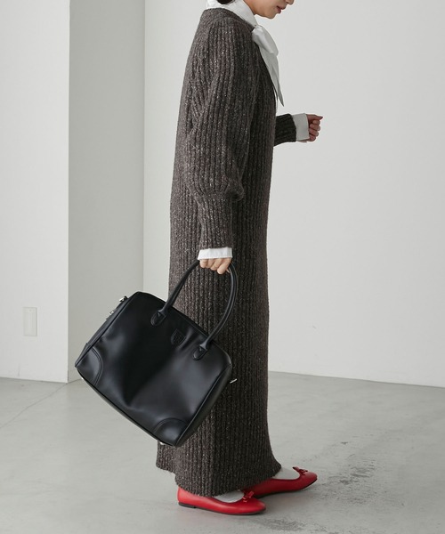 「BONLECILL」 ニットワンピース FREE ブラウン レディース_画像3