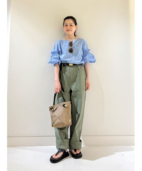 allureville 新品 パフスリーブカットソー パフギャザースリーブブラウス|allureville OFFICIAL SITE