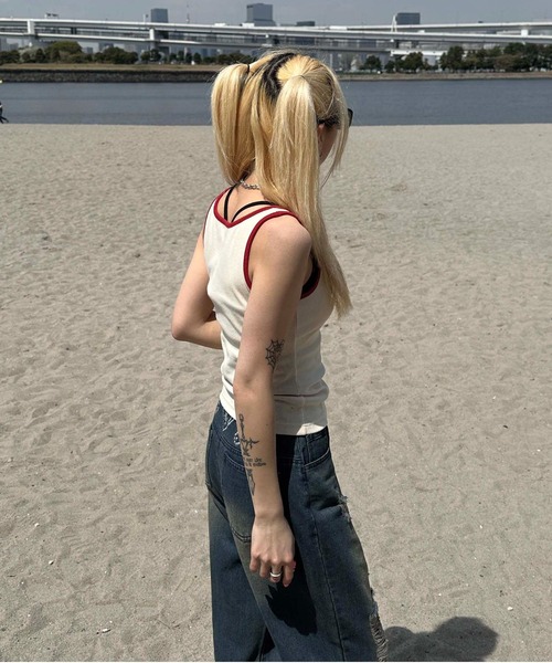 sedacle girl（セダクルガール） タンクトップ ノースリーブ バイ