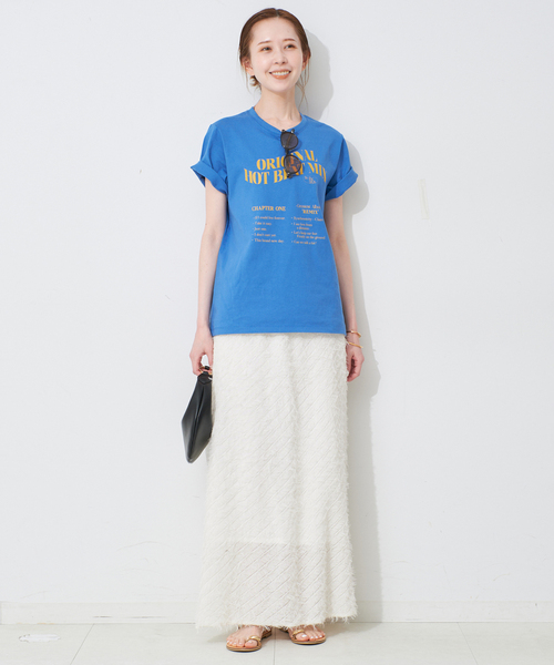 SLOBE IENA スカート フリンジニットスカート : ZOZOTOWN Yahoo