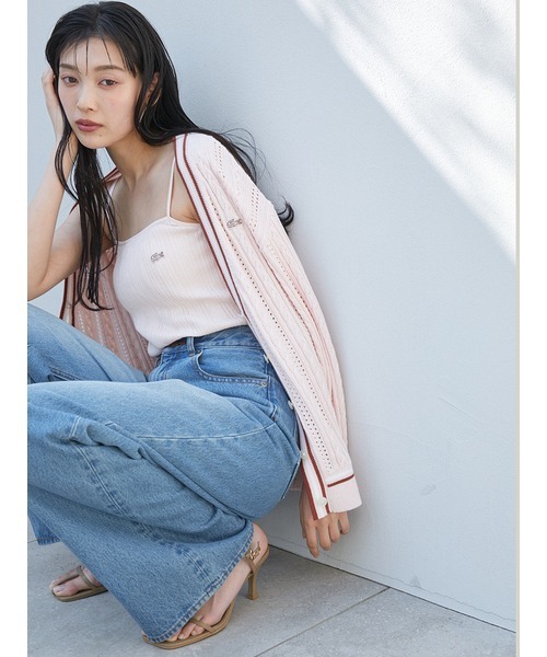 ニット セーター LACOSTE/キャミニットプルオーバー レディース LACOSTE ニット セーター LACOSTE/キャミニットプルオーバー