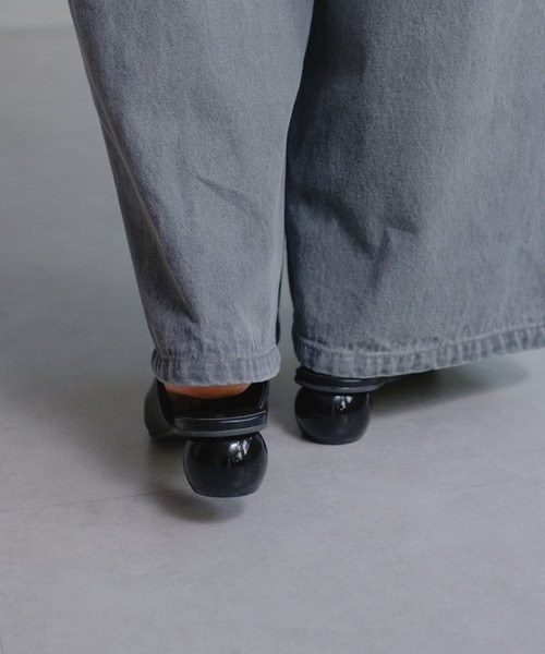 [Kastane] обработка Denim брюки 0 Brown женский 