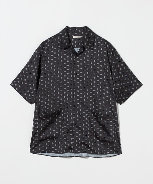 UNITED ARROWS シャツ クラシックパターン ドレープ オープン