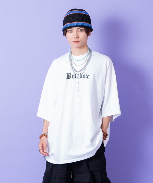 tシャツ a.p.o.v. ストリートフォントロゴオーバーサイズTシャツ