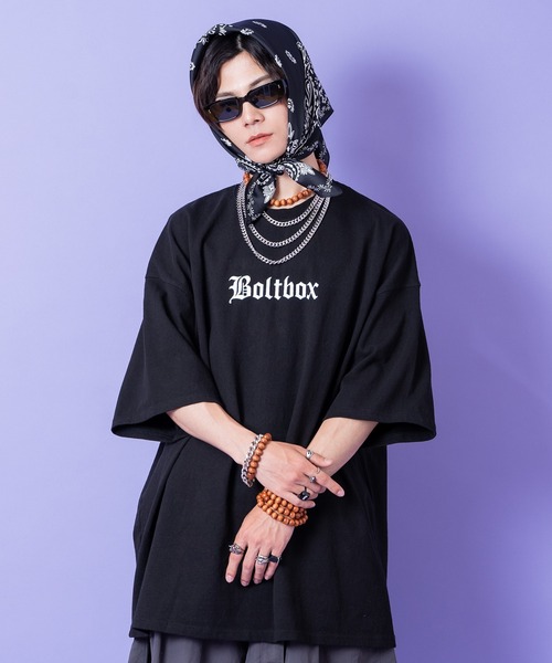 tシャツ a.p.o.v. ストリートフォントロゴオーバーサイズTシャツ