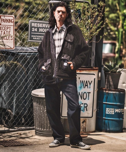 WONDER WALL MOTEL ジーンズ mp13763- RIGID DENIM 5POCKET PANTS