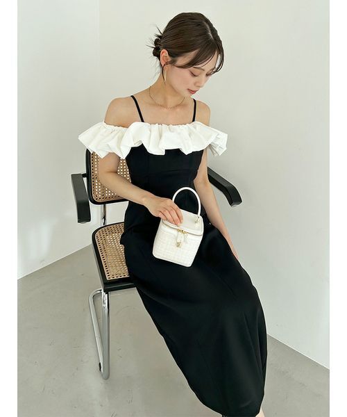 SNIDEL ワンピース パフスリワンピース : ZOZOTOWN Yahoo!店