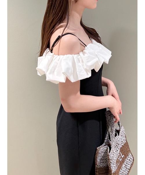 ♥スナイデルパフスリワンピース♥新品タグ付き パフスリワンピース(マキシ・ロングワンピース)｜ワンピース