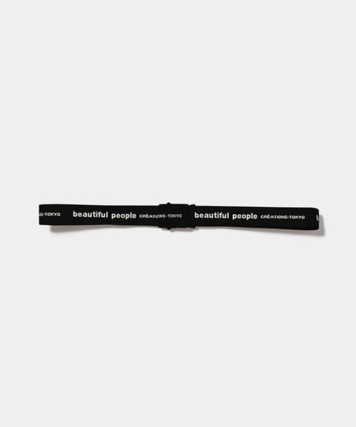 新品未使用　beautiful people ベルト beautiful people ロゴベルト - メルカリ