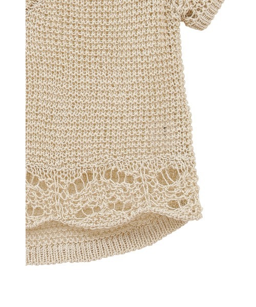 ニット セーター CLANE/クラネ/  CROPPED CROCHET KNIT TOPS レディース メンズ CLANE ニット セーター CLANE/クラネ/ CROPPED CROCHET KNIT