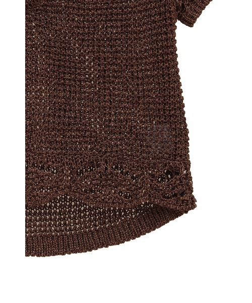 ニット セーター CLANE/クラネ/  CROPPED CROCHET KNIT TOPS レディース メンズ CLANE ニット セーター CLANE/クラネ/ CROPPED CROCHET KNIT
