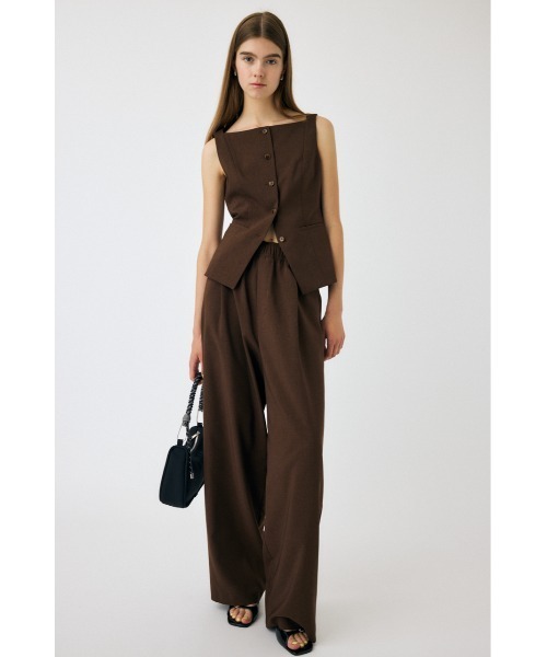 MOUSSY（マウジー） ベスト ジレ BOAT NECK ベスト レディース