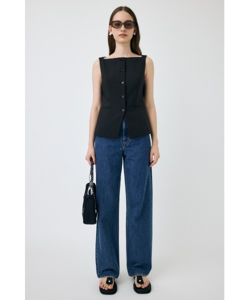 MOUSSY（マウジー） ベスト ジレ BOAT NECK ベスト レディース