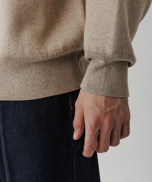 ADAM ET ROPE'（アダムエロペ） セーター ニット 杢スウェット ニット