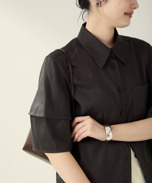 ブラウス シャツ Form half sleeve シャツ レディース