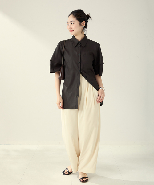 plage（プラージュ） ブラウス シャツ Form half sleeve シャツ