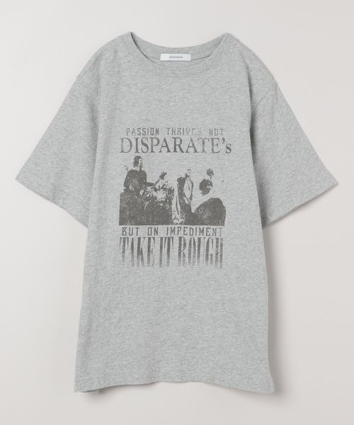 「JEANASIS」 半袖Tシャツ LARGE ホワイト レディース