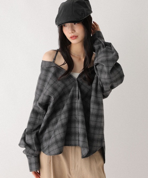 Heather（ヘザー） ブラウス シャツ 「着回し力も肌見せも、着方次第で