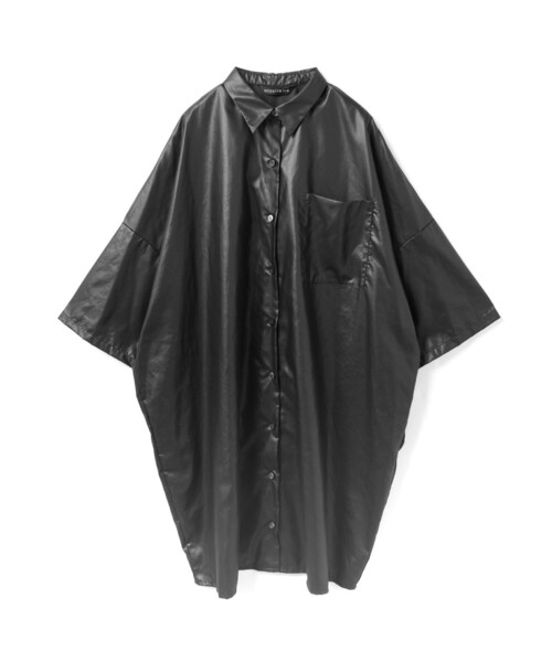 mizuiroind（ミズイロインド） ワンピース グロッシーワイドハーフ