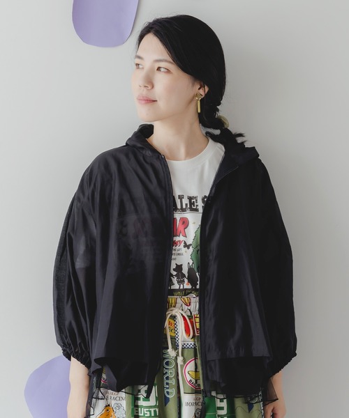 ScoLar ブルゾン アウター 152742：チュール重ねスカ子刺繍