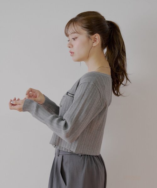 新品　カシュクール　カーディガン　フーズフーチコ Chico（チコ） カーディガン カシュクールレースキャミコンパクト