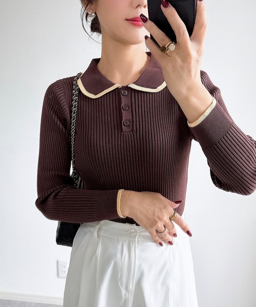 &. NOSTALGIA（ノスタルジア） ニット セーター 「ZOZO限定」配色