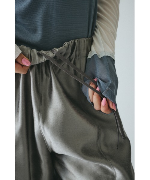 HeRIN.CYE パンツ Shiny cocoon pants シャイニーコクーンパンツ