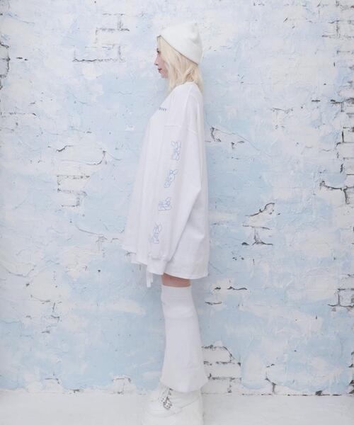 Whinny tシャツ Whinny/転がり系闇うさロンT レディース メンズ