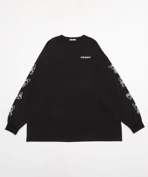 whinny長袖 ロンＴ Whinny tシャツ Whinny/転がり系闇うさロンT レディース メンズ