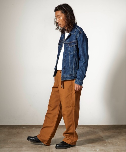 80s Carhartt チノパン usa製 100周年 ワイド スコービル Carhartt（カーハート） ワイドパンツ チノパン メンズ レディース