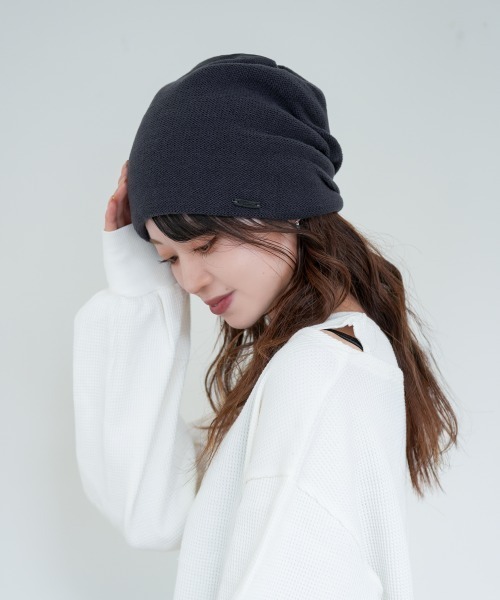 polcadot（ポルカドット） ニット帽 ニットキャップ ニット シングル