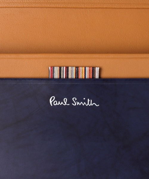 Paul Smith（ポール・スミス） 名刺入れ ブラシペインテッド 名刺入れ
