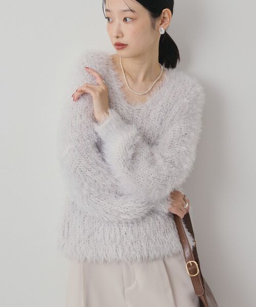 ★美品★グレースコンチネンタル　ふわふわ　アンゴラシャギーニット　セーター シャギーニットカーディガン / GRACE CONTINENTAL | GRACE CONTINENTAL