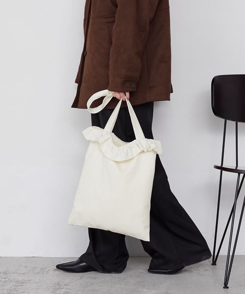 forksy.（フォルクシー） トートバッグ 「forksy.」フリルアソート巾着