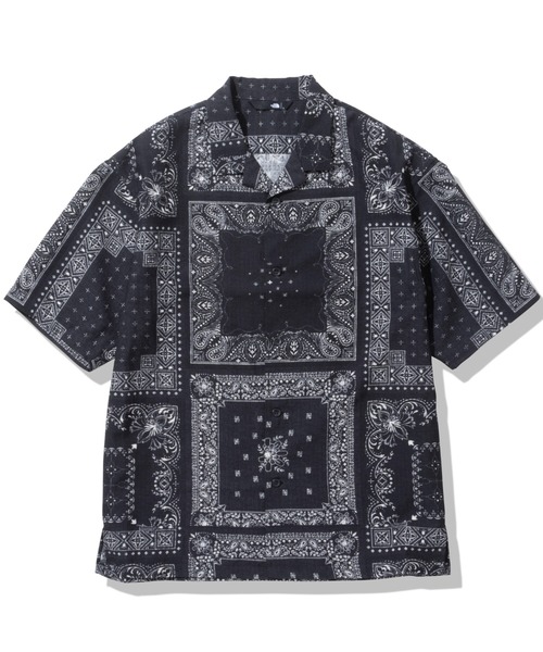 「THE NORTH FACE」 半袖シャツ X-LARGE ブラック メンズの画像
