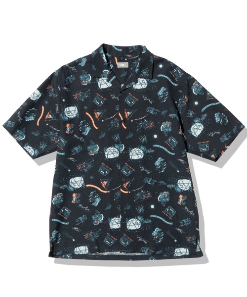 「THE NORTH FACE」 半袖シャツ X-LARGE ブラック メンズの画像