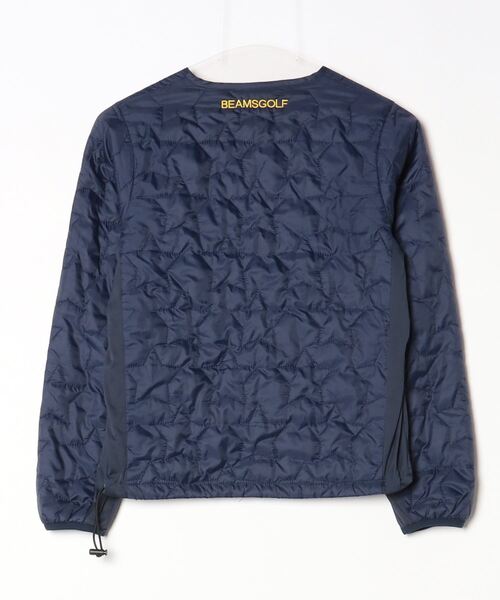 BEAMS GOLF 新品未使用品　総柄　ネイビー　中綿ジャケット　Mサイズ. BEAMS GOLF（ビームス ゴルフ） ジャケット SMALL ネイビー レディース