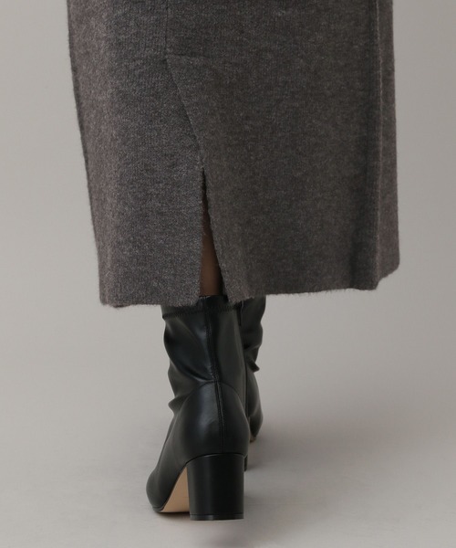 MIU MIU ウール混紡 ダークグレー Aラインスカート MIU MIU ウール混紡 ダークグレー Aラインスカート MATINEE LINE