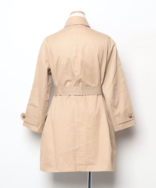 「LULU ON THE BRIDGE」 ステンカラーコート - ブラウン レディース_画像2