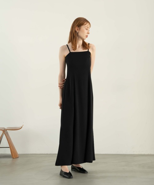 hinari 「hinari」 コンビワンピース FREE ブラック レディース