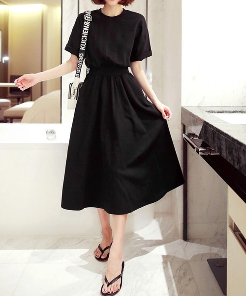 「meJane」 半袖ワンピース FREE グレー レディース_画像5