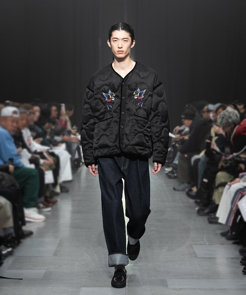 MSML ミリタリージャケット モッズコート EMBROIDERY QUILTED JACKET