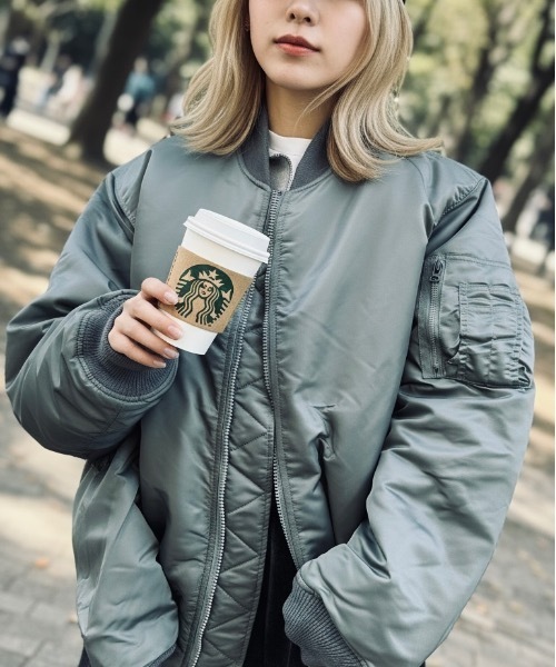 【新品未使用】valley apparel ma-1 フライトナイロンジャケット VALLEY APPAREL（バレイアパレル） ma1 ma-1 Valley Apparel / MA-1
