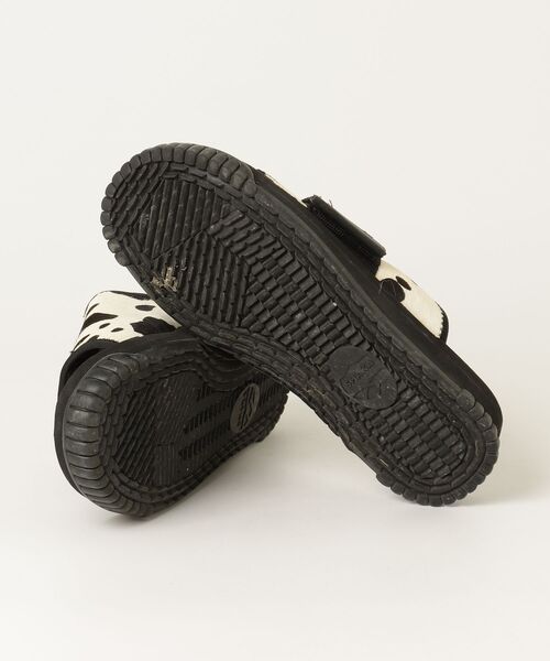 「SHAKA」 フラットサンダル 24cm ブラック レディース_画像3