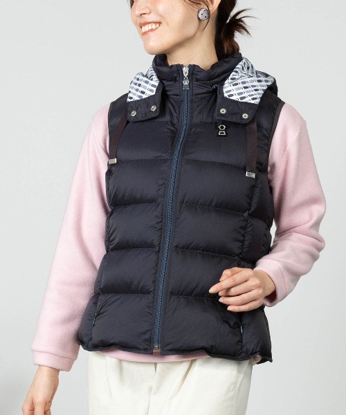 Brighton & Hove Albion 　ダウンベスト WEB限定】シャドーチェックダウンベスト（ブルゾン）｜BLACK LABEL