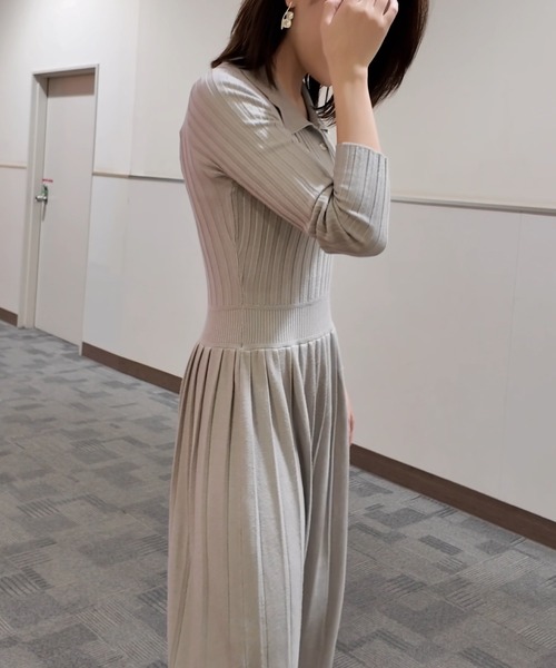 Theory リブニット ワンピース THEODORIC.dy（セオドリックディ） ワンピース ウエストシェイプ