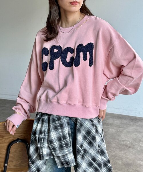 CPCM（シーピーシーエム） トレーナー スウェット CPCMロゴ刺繍裏毛