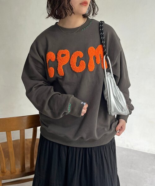 CPCMスウエット CPCM（シーピーシーエム） トレーナー スウェット CPCMロゴ刺繍裏毛